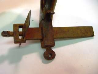 Antique Wood & Iron Leather Worker/Harness Maker Leather Strip Cutter 
