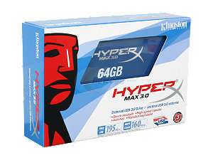    Kingston HyperX MAX 3.0 64GB External USB 3.0 Flash Drive 