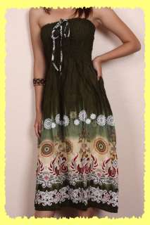 NEW Ladies Hippie Gypsy Boho retro Sun Dress XS/S/M  