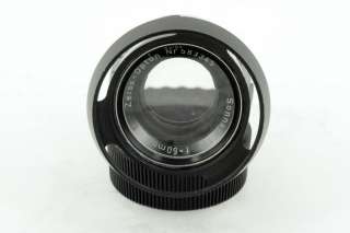 Zeiss Opton Sonnar 50mm f/2 50/2 T* S mount to Leica M  