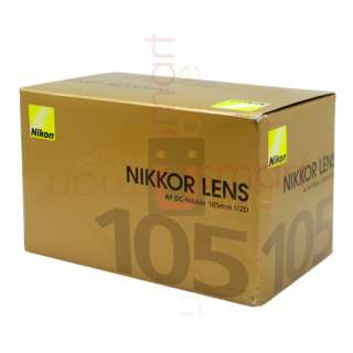 Nikon AF DC Nikkor 105mm f/2.0D (Black) +Wty Express  