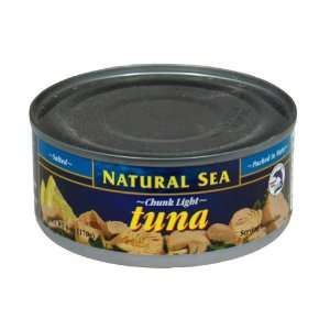  Natural Sea Yellowfin, Chunk Light, Salted, 6 Ounce (Pack 