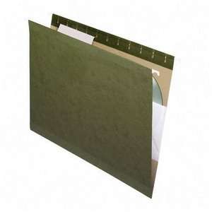  Reinforced Hanging File Folders, 1/3 Tab, Letter, Standard 