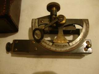 Vintage Cooke Troughton & Simms Pocket Abney Level Clinometer Sextant 