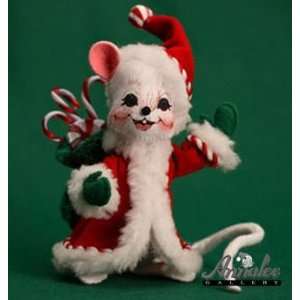  Annalee 6 Peppermint Santa Mouse 2007 Christmas Doll 