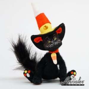  4 Candy Corn Witch Cat By Annalee