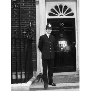 Police Officer Outside 10 Downing Street, London Metropolitan Police 