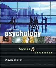   and Variations, (0495093033), Wayne Weiten, Textbooks   