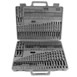 115 pc HSS Drill Bit Set With Blow Molded Case  