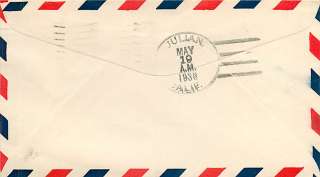 1938 Parachute Drop Mail Cover   San Diego To Julian   AAMC #711a 