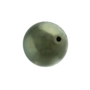  5811 12mm Round Pearl Large Hole Dark Green Arts, Crafts 