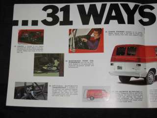 1971 Dodge Fargo Tradesman Van Catalog Sales Brochure  