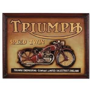  Triumph Speed Twin 3D Sign