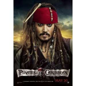   Of The Caribbean On Stranger Tides   Johnny Depp   Movie Poster