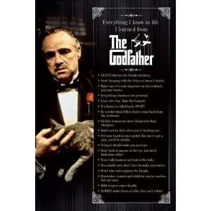 The Godfather Everything I know HIGH QUALITY MUSEUM WRAP CANVAS 
