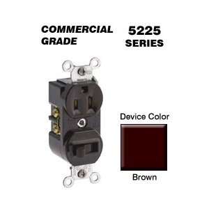 Leviton 5225 Duplex Combo Switch/Receptacle Single Pole/5 15R 15A 125V 