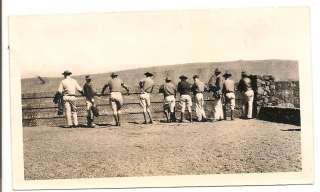 VINTAGE CABINET PHOTO OF GROUP OF 10 MEN SHOWING THEIR BACK SIDE 