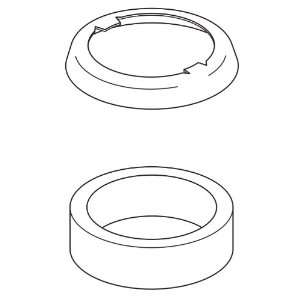  Delta RP54236SS Classic Escutcheon and Gasket, Stainless 