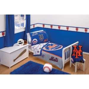  Major League Baseball New York Mets 4 Piece Toddler Set 