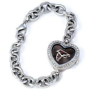  Ladies NFL Atlanta Falcons Heart Watch Jewelry