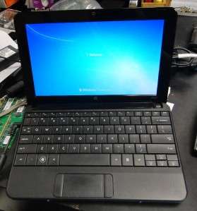 Black HP Mini 110 1030NR Netbook Laptop Windows 7 Pro 148GB HD 1.60Ghx 