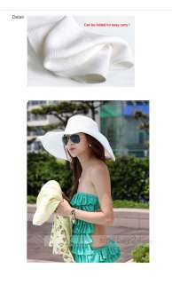 M11030 Wide Brim Ladies Summer Beach Sun Hat Muticolors  