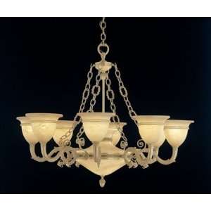 Nulco 5708 S 40 Polished Silver Antique and Alabaster Glass Brentwood 