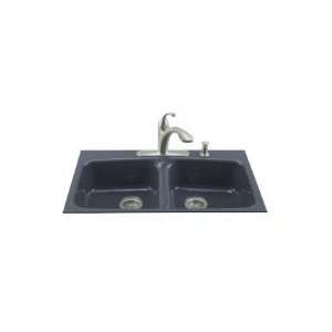  Kohler K 5898 4 52 Tile In Kitchen Sink w/Four Hole Faucet 