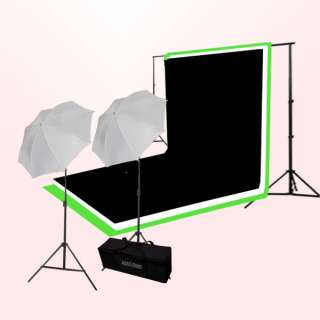 800W 3pc 10x20ft Muslins Photography Video Support Background Stand 