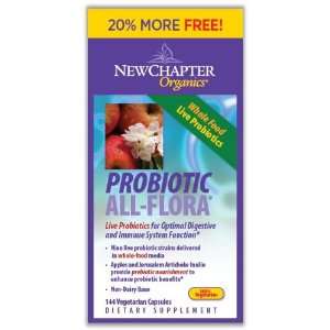  New Chapter All Flora Capsules, 144 Count Health 