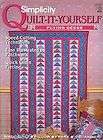 Flying Geese Quilt Pattern Book Uncut Wall Quilt Pillow