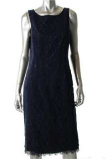 Lauren Ralph Lauren NEW Blue Versatile Dress Lace Sale 8  