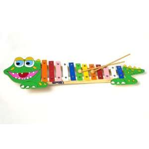  Crocodile xylophone wood/metal 7977 Toys & Games