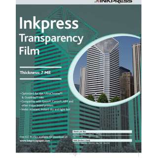 Inkpress Transparency Film Paper 11x17 20 Sheets NEW 879155002081 