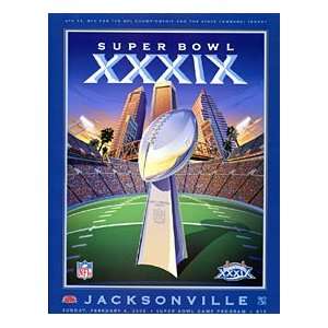  Super Bowl XXXIX Unsigned Program 