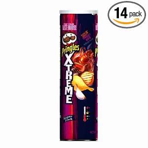 Pringles Xtreme Sizzlin Sweet BBQ Can, 6.73 Ounce Cans (Pack of 14)