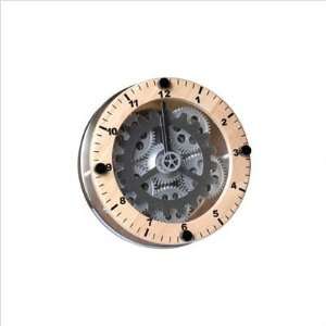  Fascinations GearUp Round Wood Accent Clock   See Time in 