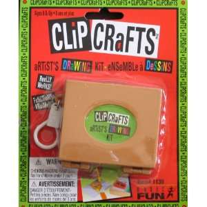  Clip Crafts Artists Drawing Kit Key Chain Toys & Games