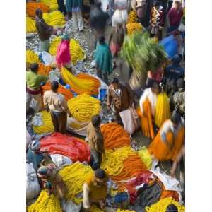  Flower Market, Calcutta, West Bengal, India Photographic 