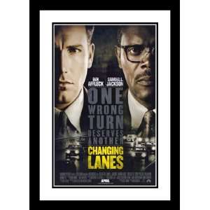  Changing Lanes 20x26 Framed and Double Matted Movie Poster 
