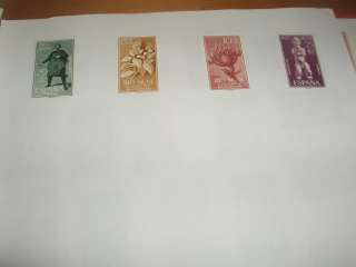 SPANISH COLONIES COLLECTION OF STAMPS IN ALBUM  