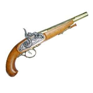  French Dueling Pistol, iron/brass 