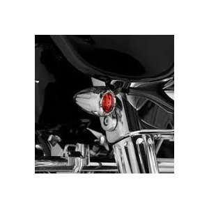 ARLEN NESS 12 748 Deep Cut Factory Style Chrome Red LEDs & Red Lens 