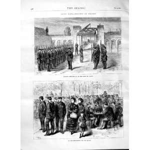    1870 PARIS REVEILLE PORTE CHOISSY BOULEVARDS POLICE