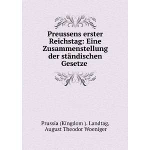   , Prussia (Kingdom ), Landtag Prussia (Kingdom ). Landtag Books