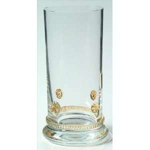  Theresienthal Bacchus Amber Highball Glass, Crystal 