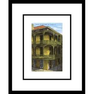  Balcony Grillwork, New Orleans, Louisiana Framed Art 