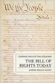 Bill Of Rights Today, (0761840753), Joseph Dillon Davey, Textbooks 