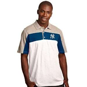 New York Yankees Mens Tournament Polo by Antigua Sports 