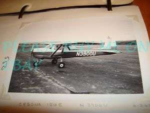 1950s 60s Vintage Plane PhotoQ550 CESSNA 150E  